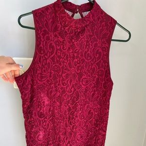 NEW Express Burgundy bodysuit in Medium